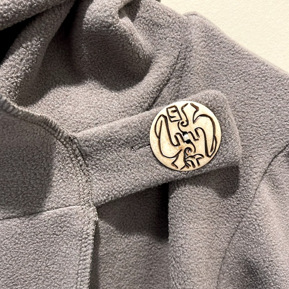 ARK IMPORTS -  Fair Trade Handmade Fleece Wrap Style Jacket - Picture 3 of 11